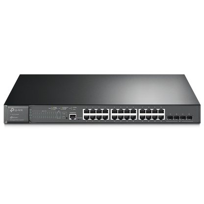TP-Link JetStream 28-Port Gigabit L2 Managed Switch with 24-Port PoE+ TL-SG3428MP