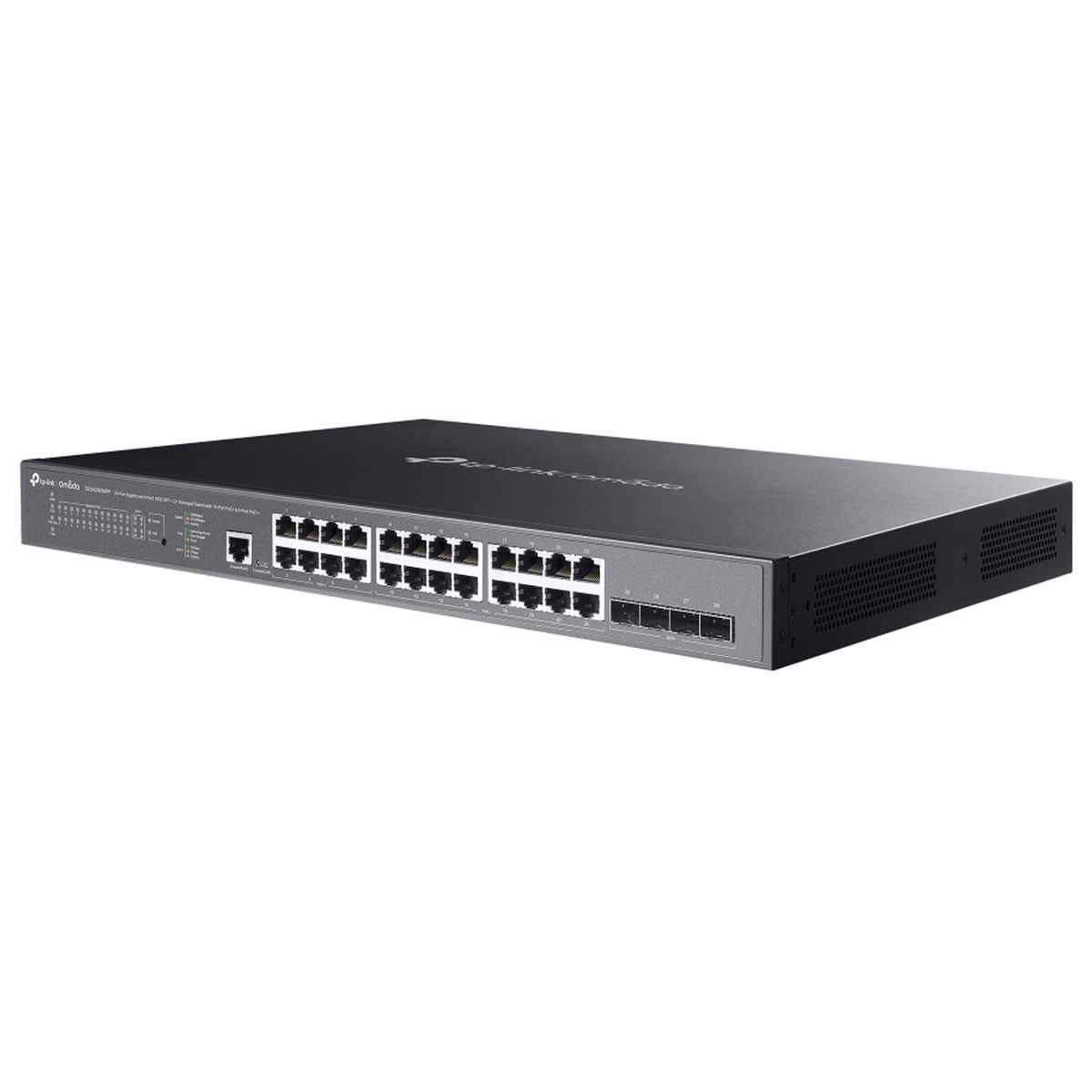 TP-Link 24-Port Gigabit and 4-Port 10GE SFP+ L2+ Managed Switch with 16-Port PoE+ & 8-Port PoE++ SG3428XMPP