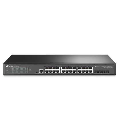 TP-Link JetStream 24-Port Gigabit L2+ Managed Switch with 4 10GE SFP+ Slots TL-SG3428X