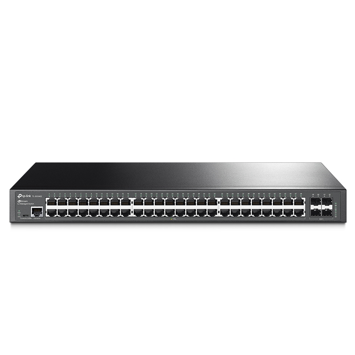 TP-Link JetStream 48-Port Gigabit L2 Managed Switch with 4 SFP Slots TL-SG3452