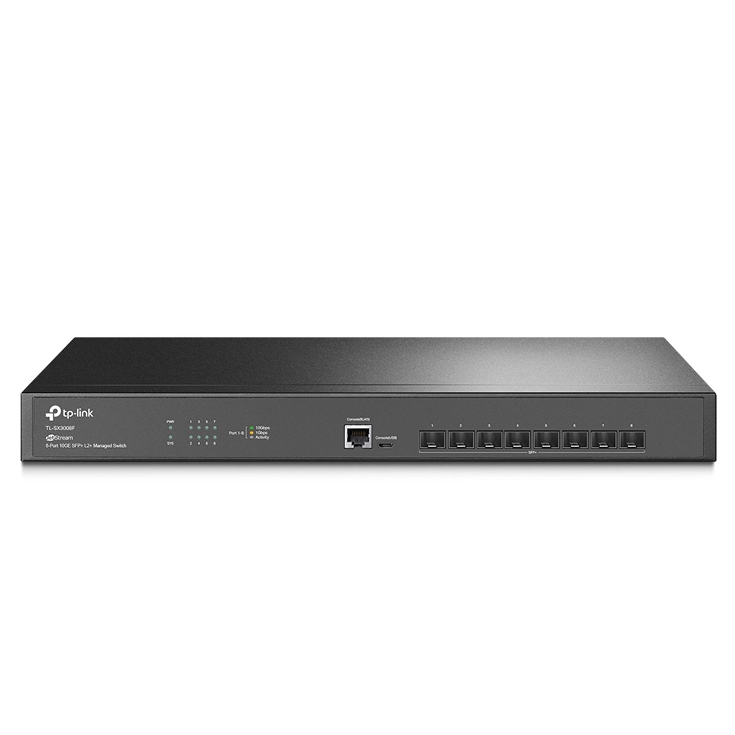 TP-Link JetStream 8-Port 10GE SFP+ L2+ Managed Switch TL-SX3008F