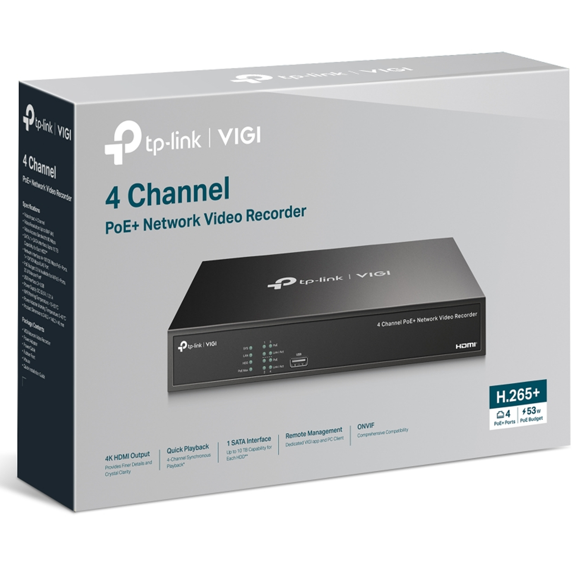 TP-Link VIGI NVR1004H-4P