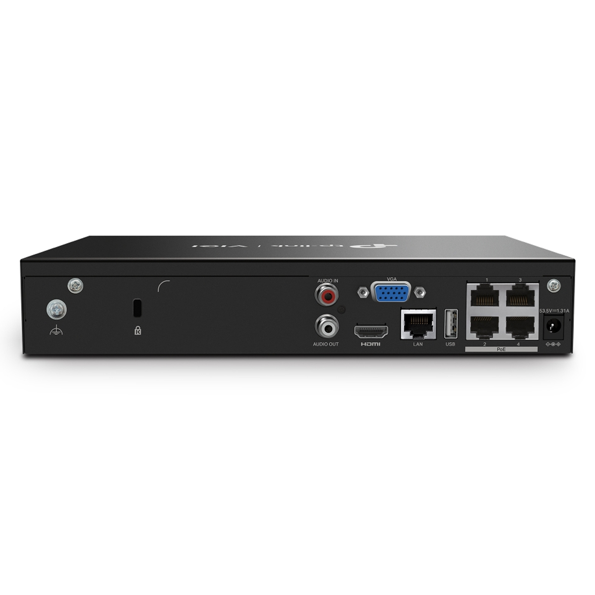 TP-Link VIGI 4 Channel PoE+ Network Video Recorder - 2 TB HDD VIGI NVR1004H-4P-2TB