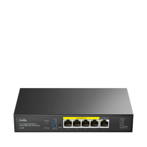 C200P(2-IN-1 Gigabit VPN Router / AP Controller with 4 PoE+ Ports)