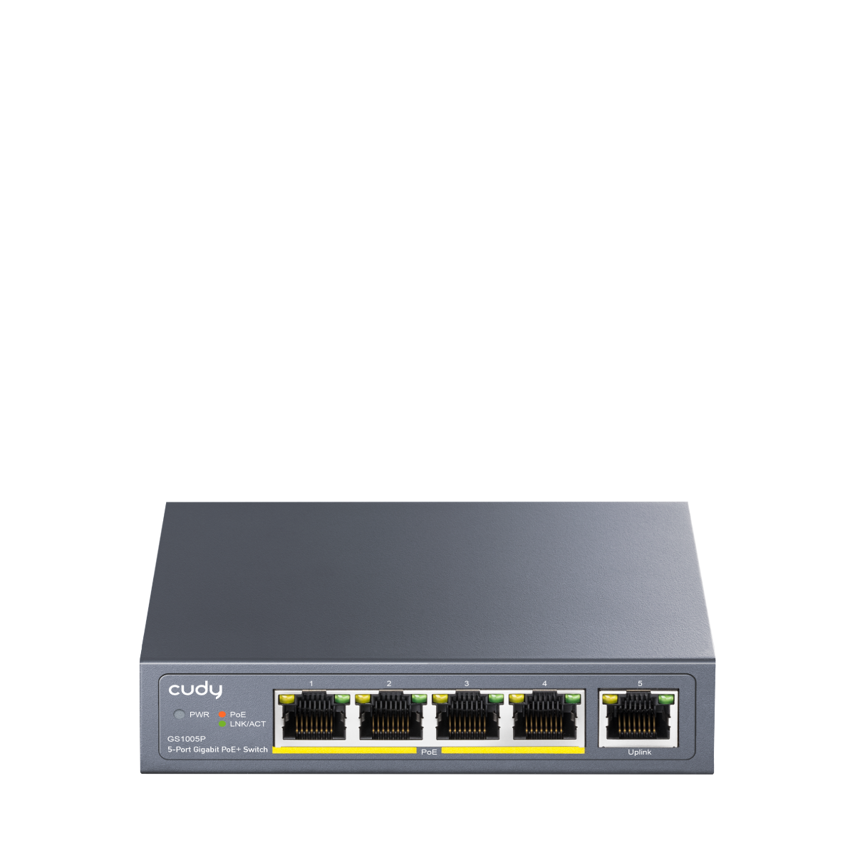 GS1005P(5-Port Gigabit PoE+ Switch)