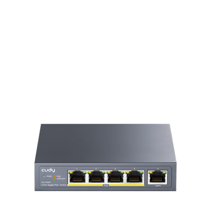 GS1005P(5-Port Gigabit PoE+ Switch)