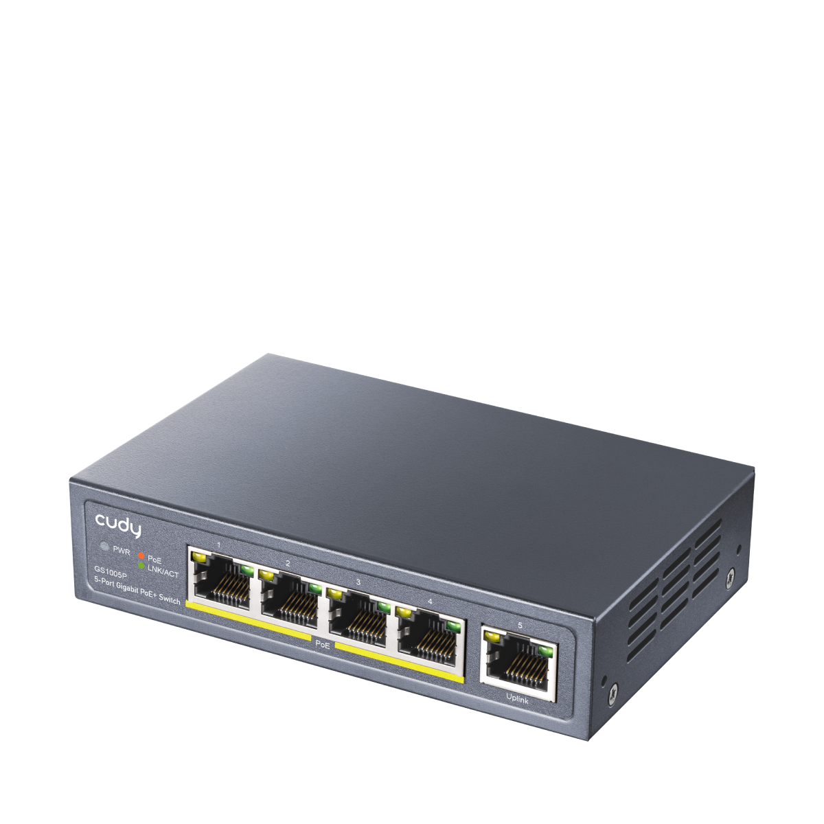 GS1005P(5-Port Gigabit PoE+ Switch)