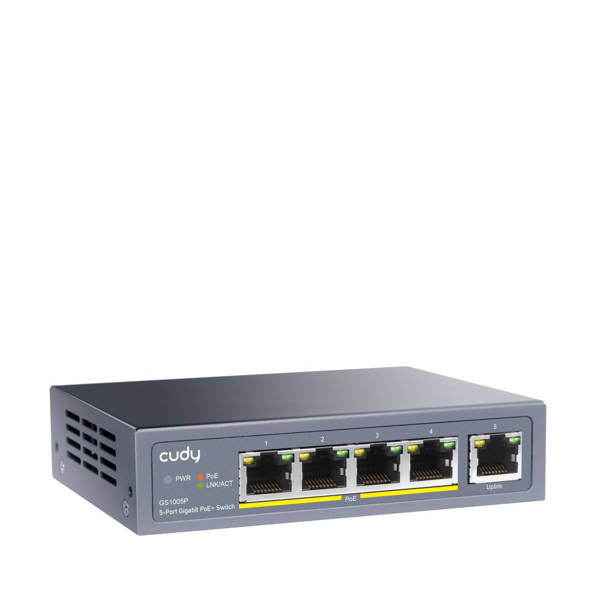 GS1005P(5-Port Gigabit PoE+ Switch)