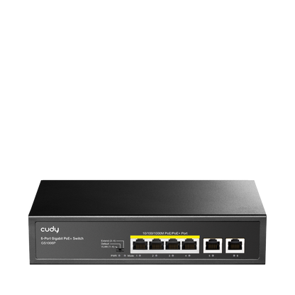 GS1006P(6-Port Gigabit PoE+ Switch)