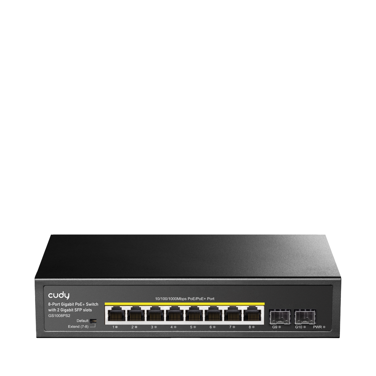 GS1008PS2(8-Port Gigabit PoE+ Switch with 2 Gigabit SFP Slots)