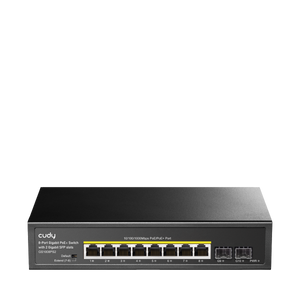 GS1008PS2(8-Port Gigabit PoE+ Switch with 2 Gigabit SFP Slots)