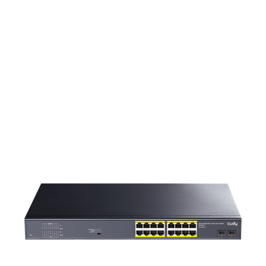 GS1020PS2(16-GbE PoE Switch with 2 Uplink SFP)