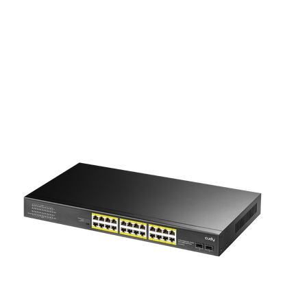 GS1028PS2(24-GbE PoE Switch with 2 Uplink SFP)