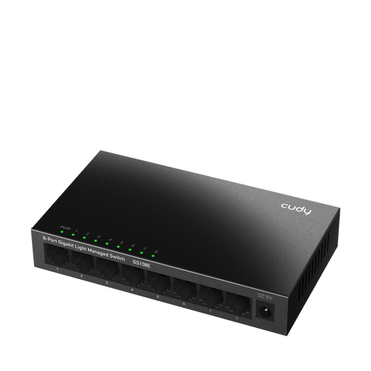 GS108E(8-Port Gigabit Light Managed Switch)
