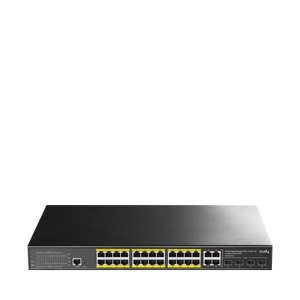 GS2028PS4-300W(24-GbE PoE L2 Managed Switch with 4 Gigabit Combo Ports 300W)