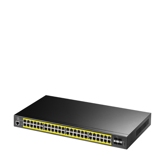 GS2048PS4-720W(48-GbE PoE L2 Managed Switch with 4-SFP+)