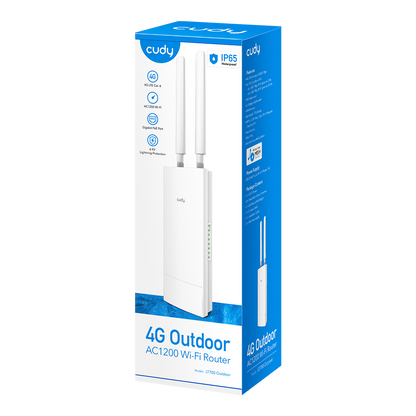 LT700 Outdoor(Indoor/Outdoor 4G Cat 6 AC1200 Wi-Fi Router)
