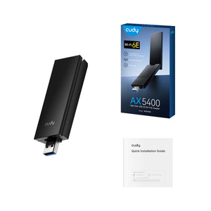 WU5400(AX5400 High-Gain USB 3.0 Wi-Fi 6E Adapter)